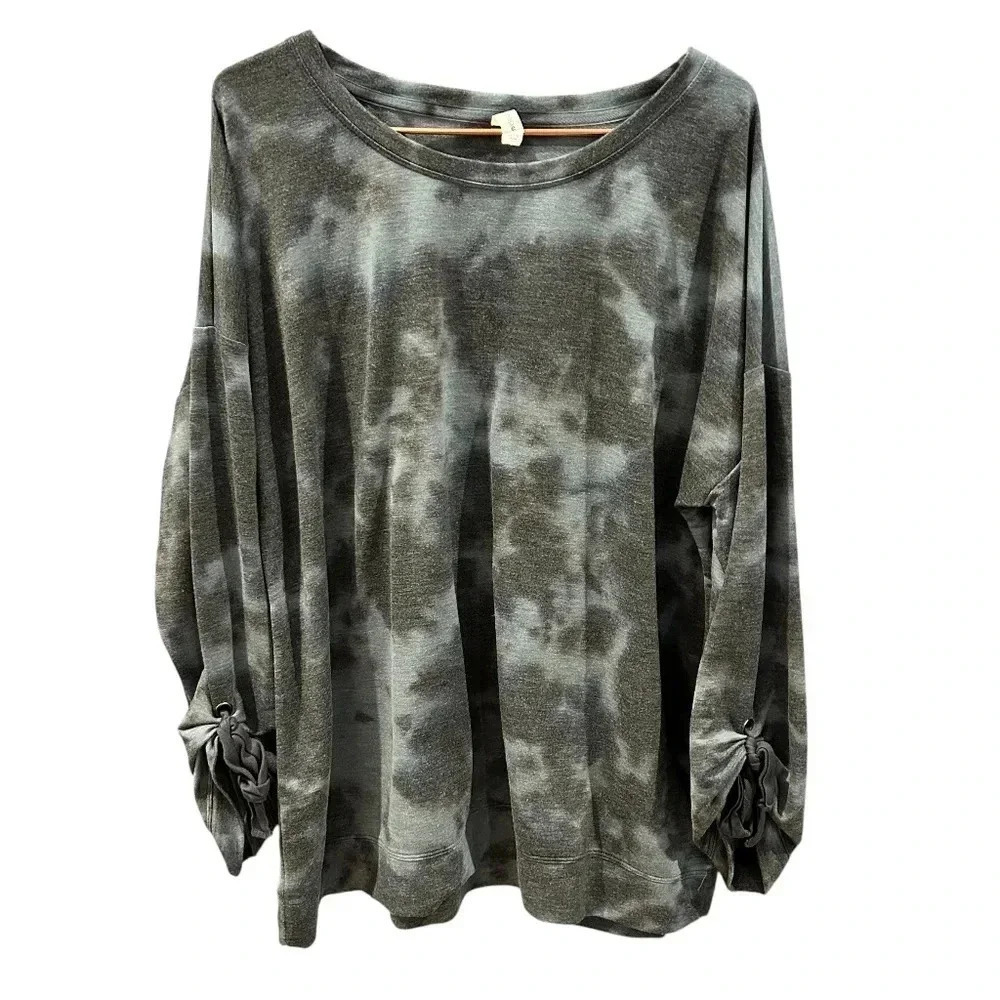Ideology Long sleeve tie-dye sweater size 1x